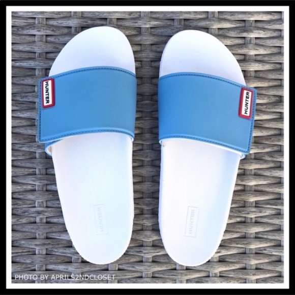 HUNTER SLIDES SLIP ON FLATS SPORT SANDALS A2C - Picture 6 of 8